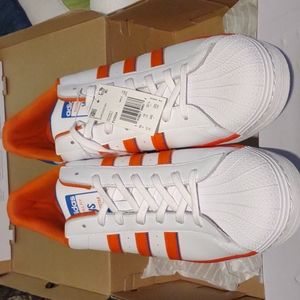1 pair of Adidas Superstars